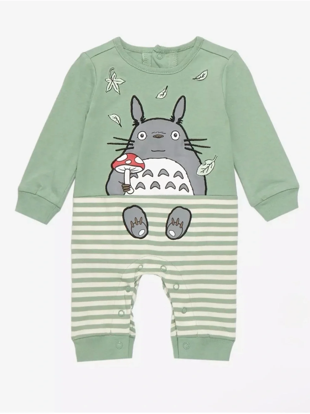 My neighbor Totoro Stripe Baby One-Piece
